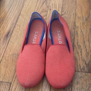 Rothy's Red and Blue Flats